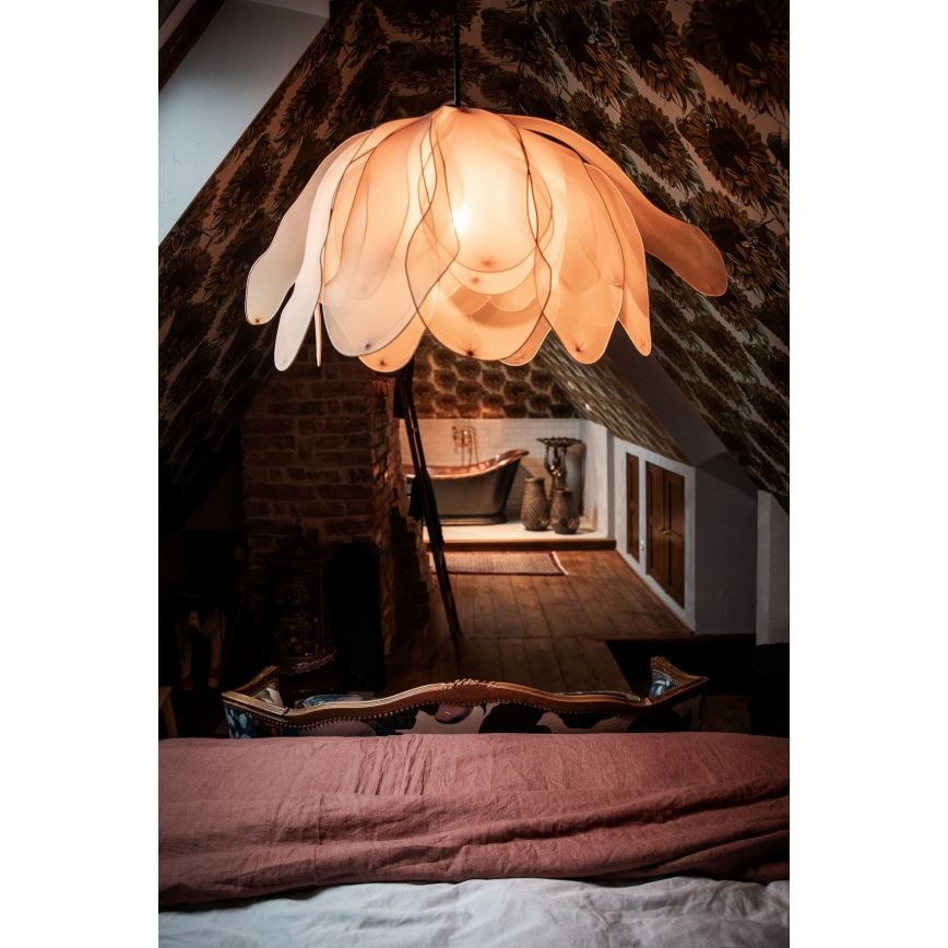ByRydens - Пендел LOU LOU 1xE27/5W/230V бежов Ø 80 см