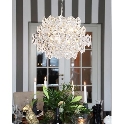 ByRydens - Полилей с верига MONARQUE MINI 3xE14/8W/230V прозрачен