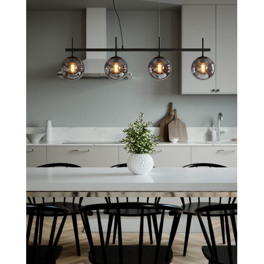 ByRydens - Полилей на кабел BOYLE 4xE27/8W/230V