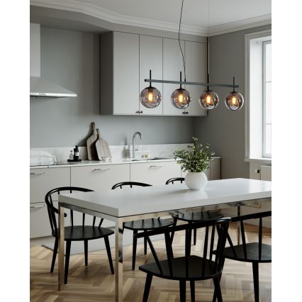 ByRydens - Полилей на кабел BOYLE 4xE27/8W/230V