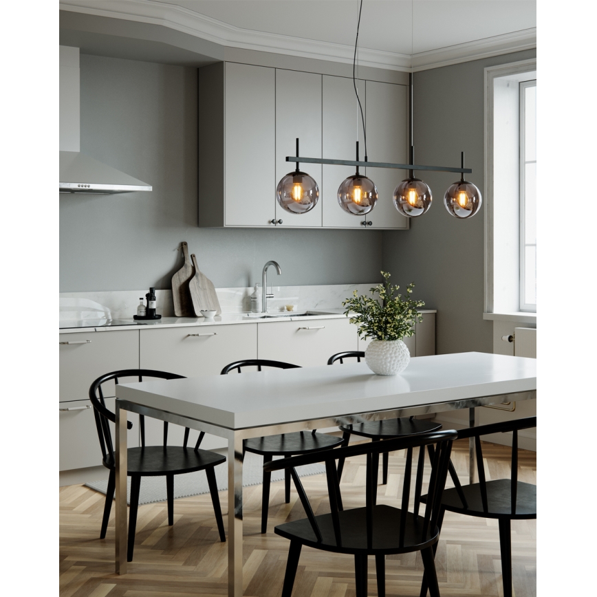 ByRydens - Полилей на кабел BOYLE 4xE27/8W/230V