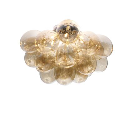 ByRydens - Плафон GROSS 6xG9/8W/230V димно/кафяво диаметър 70 см