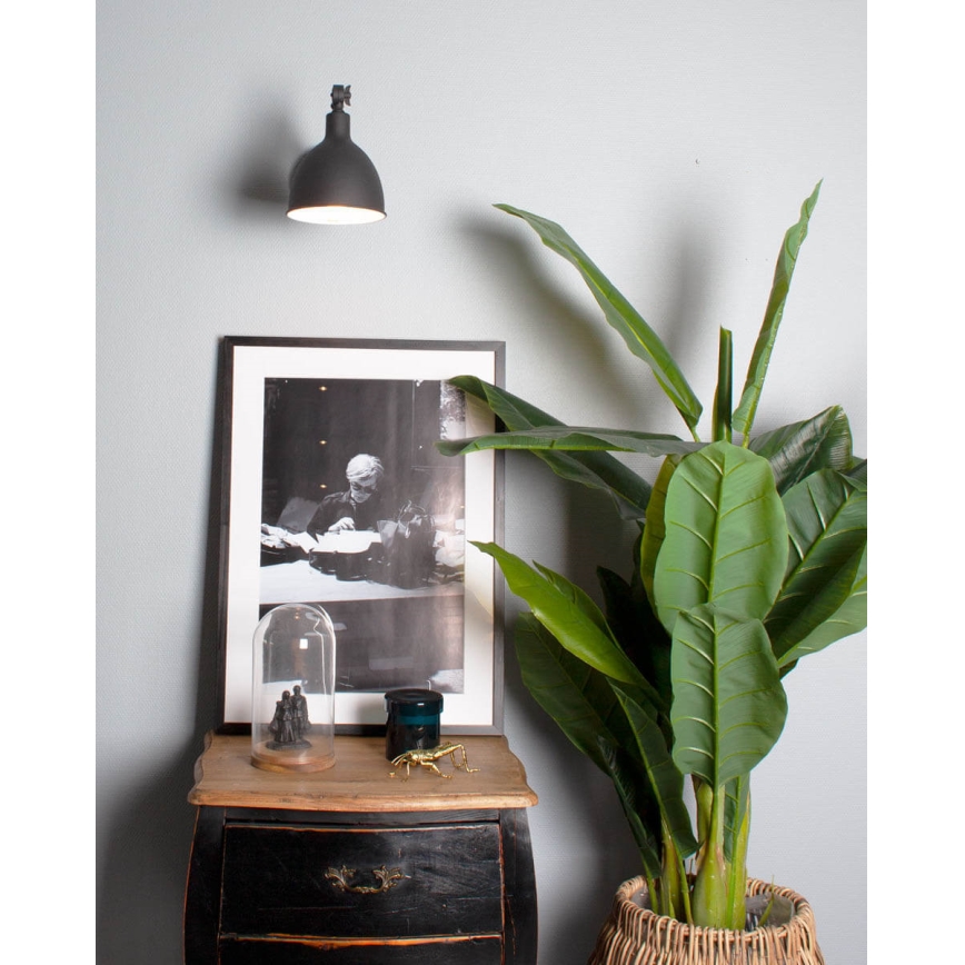 ByRydens - Аплик БАЗАР MINI 1xE27/5W/230V черен