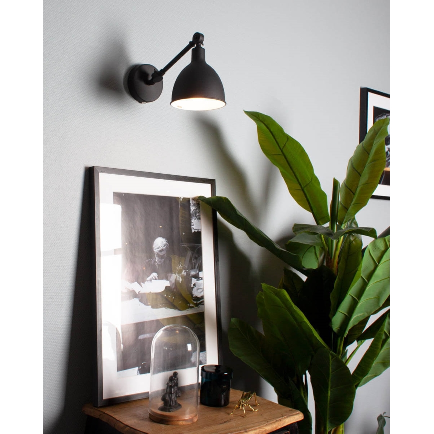 ByRydens - Аплик БАЗАР MINI 1xE27/5W/230V черен