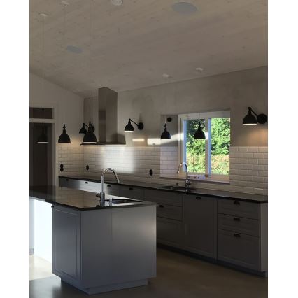 ByRydens - Аплик БАЗАР MINI 1xE27/5W/230V черен