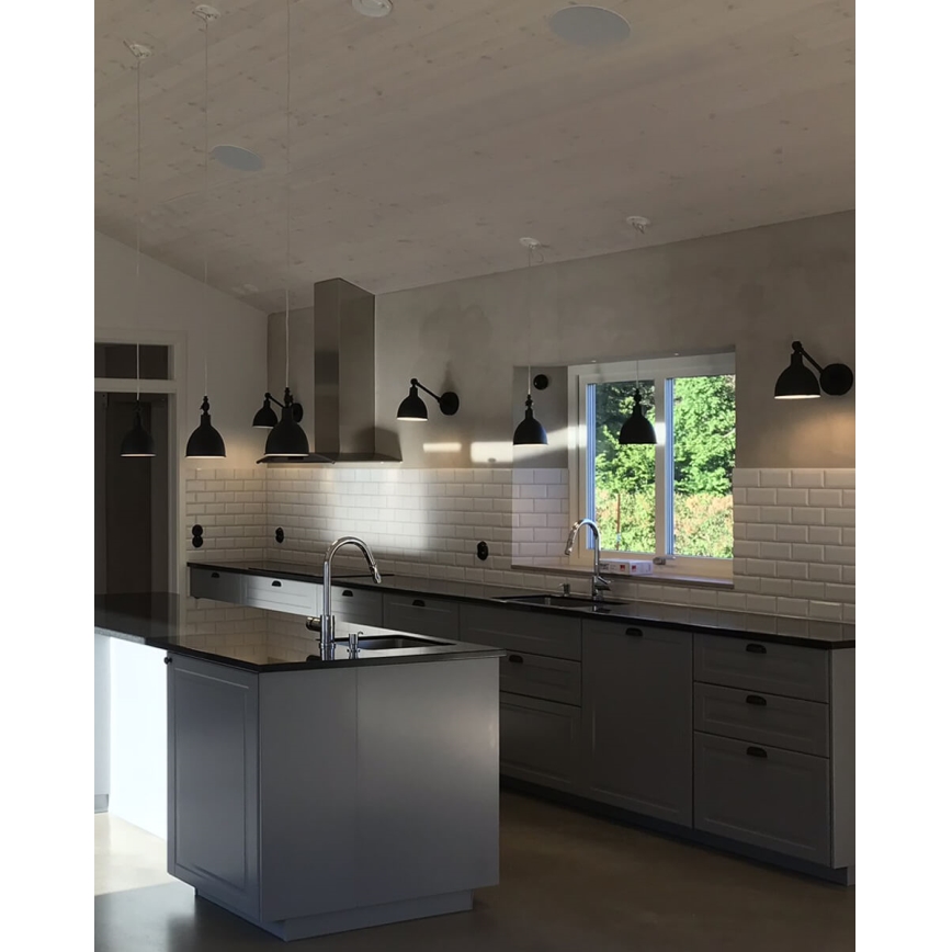 ByRydens - Аплик БАЗАР MINI 1xE27/5W/230V черен