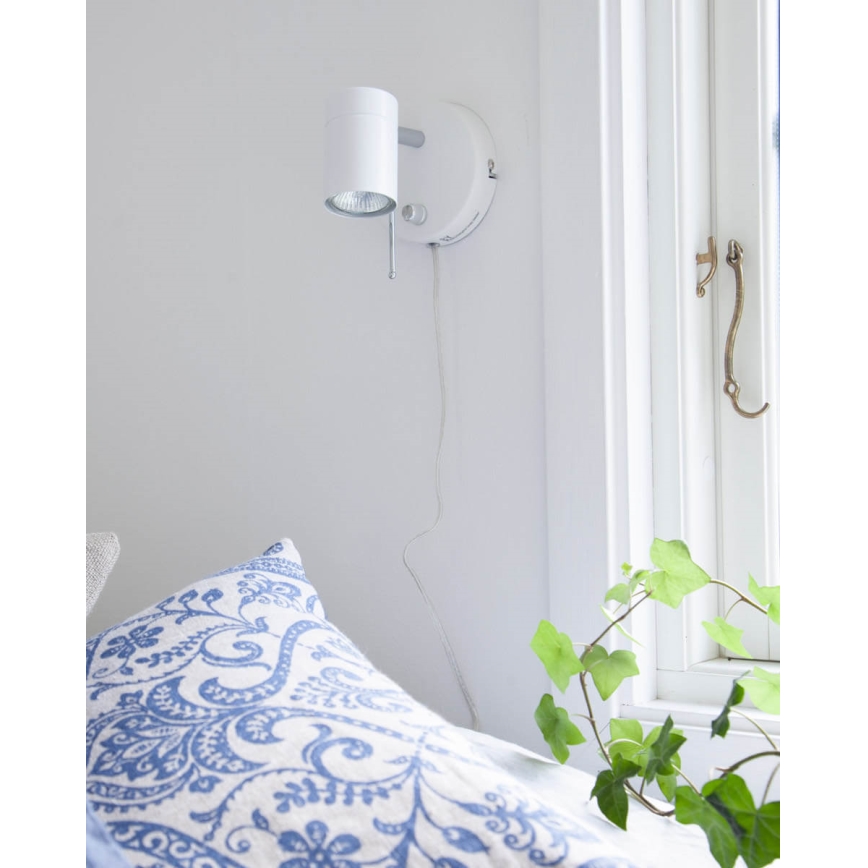 ByRydens - Димируем стенен спот CORRECT 1xGU10/7W/230V бял