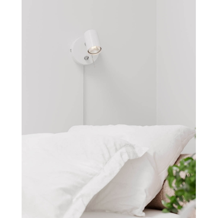 ByRydens - Димируем стенен спот CORRECT 1xGU10/7W/230V бял