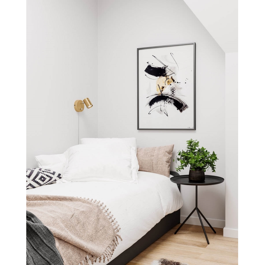 ByRydens - Димируем стенен спот CORRECT 1xGU10/7W/230V златист