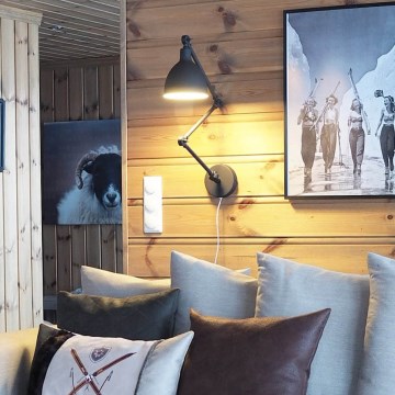 ByRydens - Димируем аплик БАЗАР 1xE27/5W/230V черен