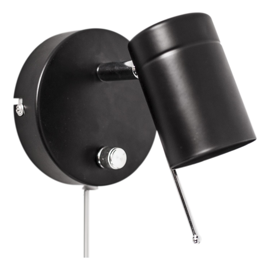ByRydens - Димируем стенен спот CORRECT 1xGU10/7W/230V черен