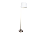 ByRydens - LED Лампион ORLANDO 1xE27/5W/230V + LED/3W бял/бронзов Ø 36 см