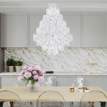 ByRydens - Пендел MONARQUE GRANDE 11xE14/5W/230V прозрачен Ø 58 см