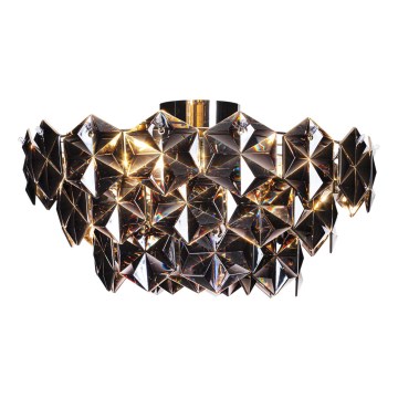 ByRydens - Плафон MONARQUE 3xE27/5W/230V черен Ø 51 см