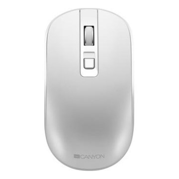 Canyon - Безжична мишка 800/1200/1600 DPI бял