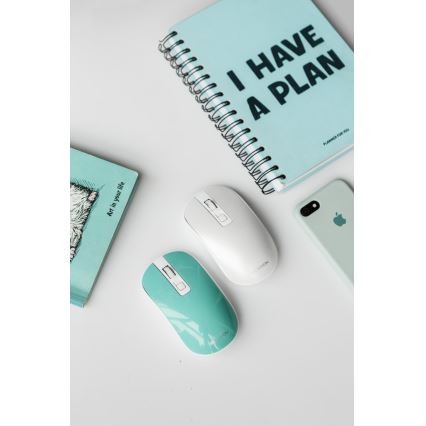 Canyon - Безжична мишка 800/1200/1600 DPI бял