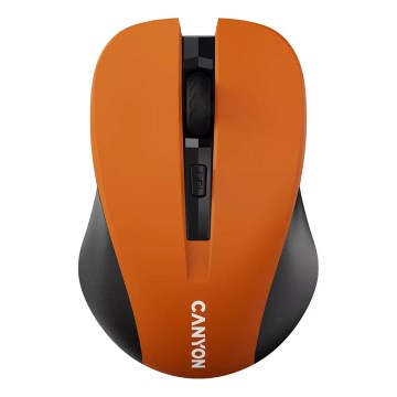 Canyon - Безжична мишка 800/1000/1200 DPI 2xAAA оранжева