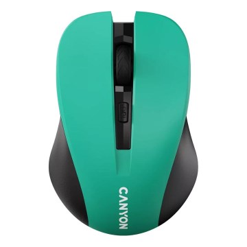 Canyon - Безжична мишка 800/1000/1200 DPI, 2xAAA, зелена