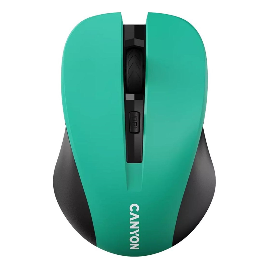 Canyon - Безжична мишка 800/1000/1200 DPI, 2xAAA, зелена