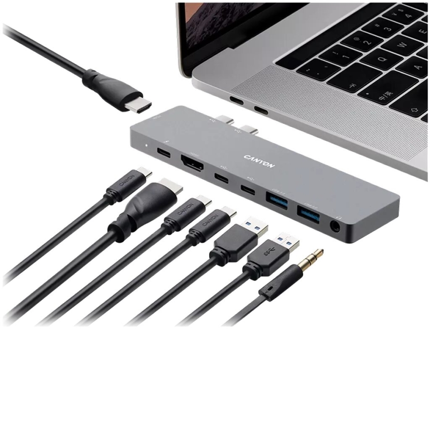Canyon - Докинг станция Power Delivery за MacBook 8в1