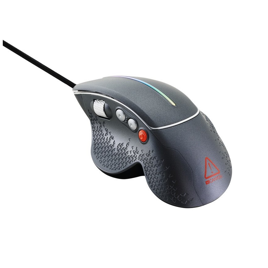 Canyon - LED RGB Геймърска мишка 800/1600/2400/3200/4800/6400 DPI