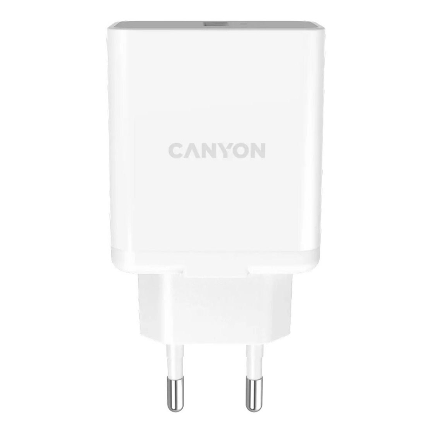 Canyon - Зареждащ адаптер 1xUSB/230V