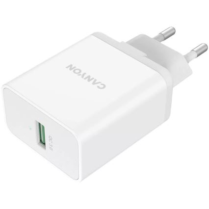Canyon - Зареждащ адаптер 1xUSB/230V