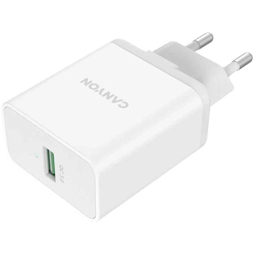 Canyon - Зареждащ адаптер 1xUSB/230V