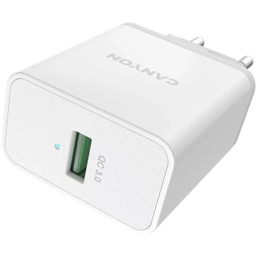 Canyon - Зареждащ адаптер 1xUSB/230V