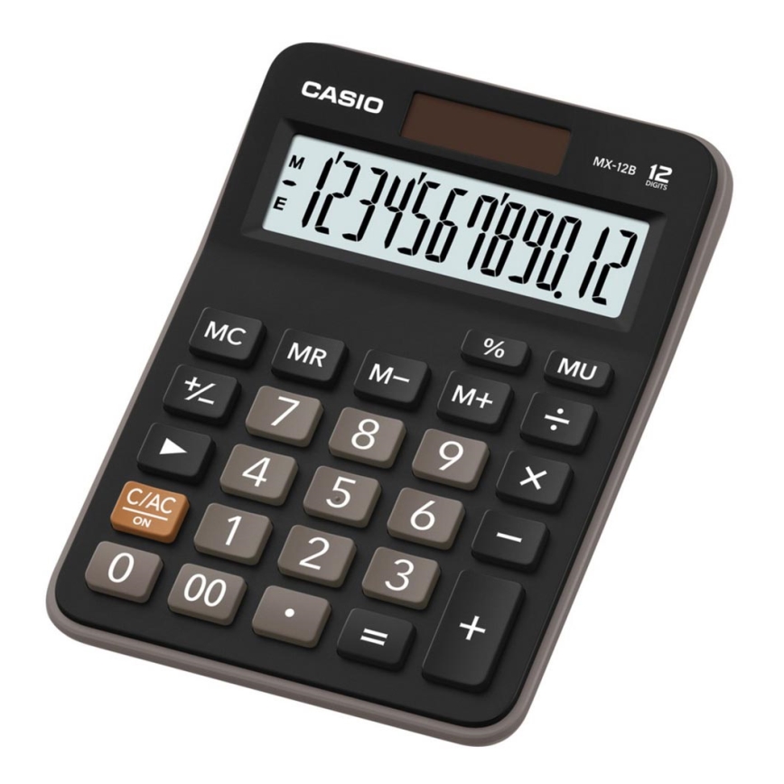 Casio - Настолен калкулатор 1xLR1130 черен