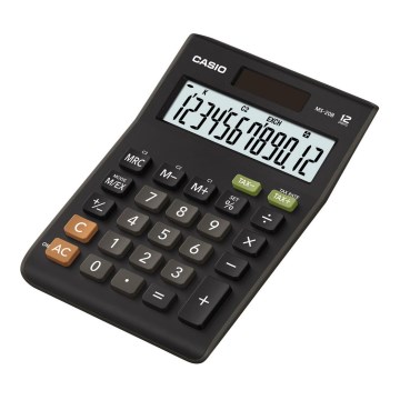 Casio - Настолен калкулатор 1xLR54 черен