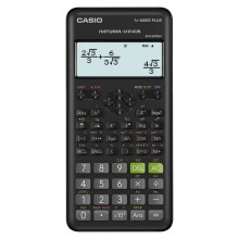 Casio - Училищен калкулатор 1xLR44 черен