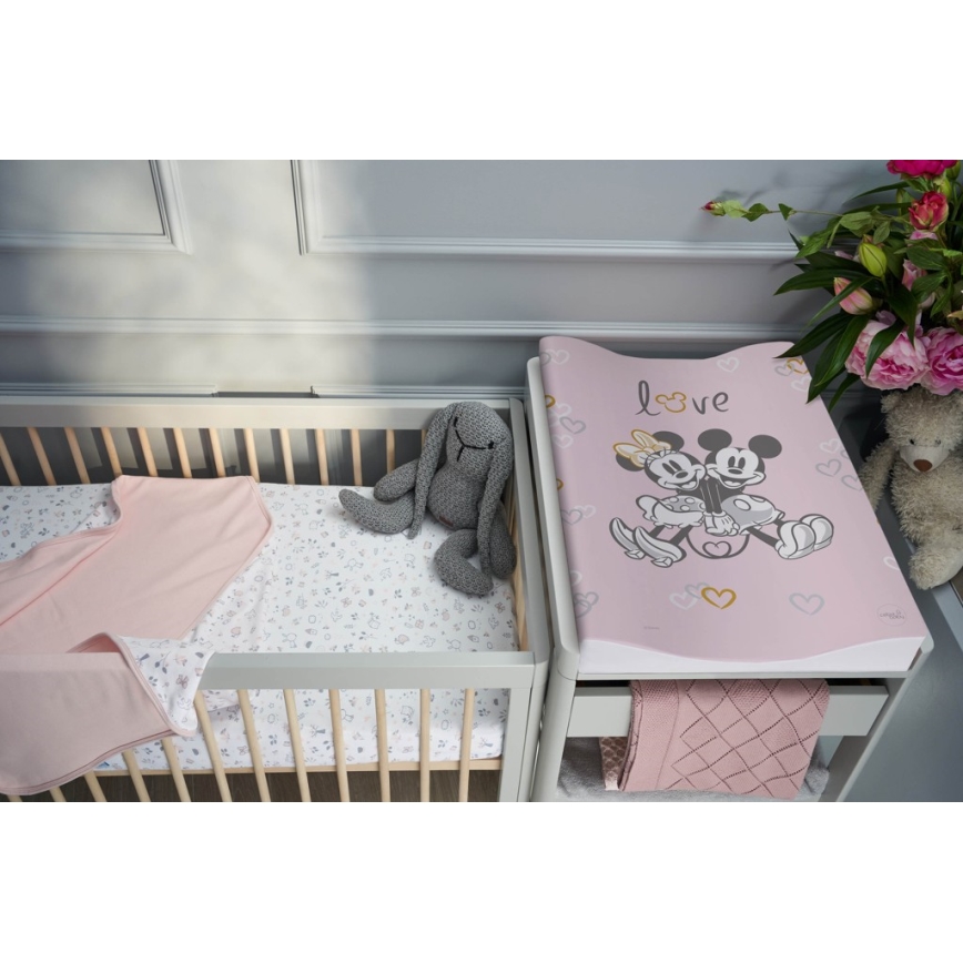 CebaBaby - Подложка за повиване двустранна COSY DISNEY 50x70 cм розова