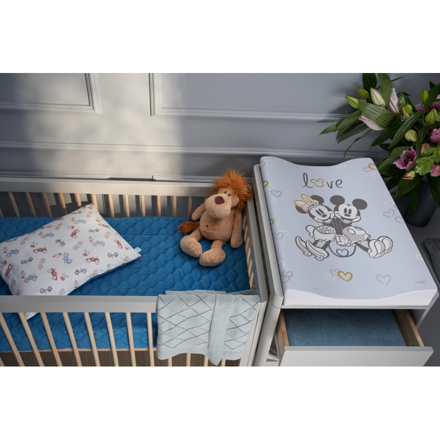 CebaBaby - Подложка за повиване двустранна COSY DISNEY 50x70 cм синя