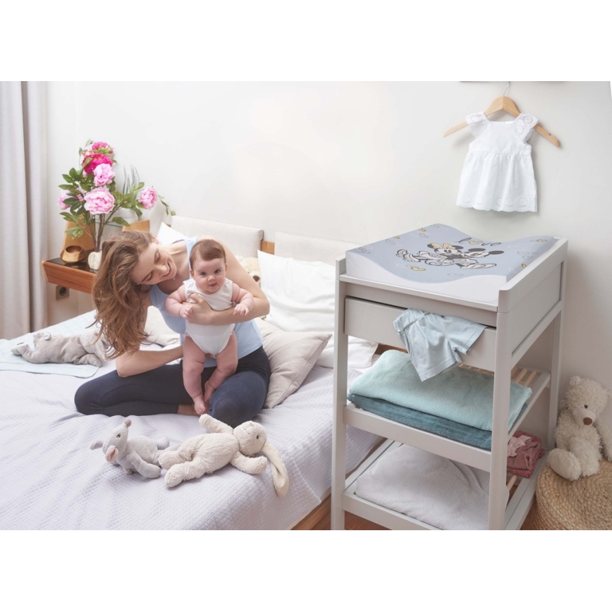 CebaBaby - Подложка за повиване двустранна COSY DISNEY 50x70 cм синя