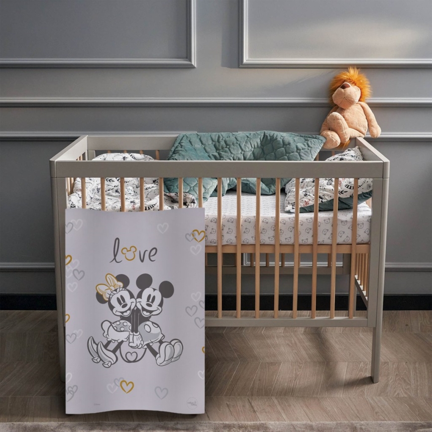 CebaBaby - Подложка за повиване двустранна COSY DISNEY 50x70 cм сива