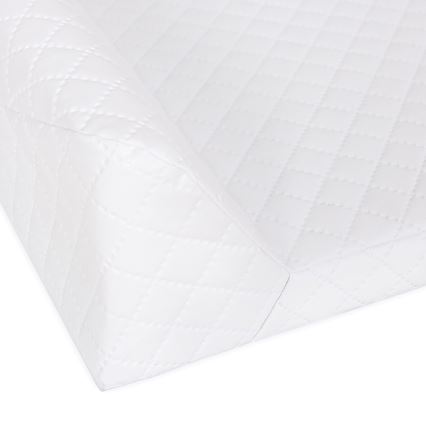 CebaBaby - Подложка за повиване с фиксирана дъска двустранна COMFORT 50x70 cм бяла