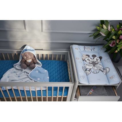CebaBaby - Подложка за повиване триъгълна DISNEY 50x70 см синя