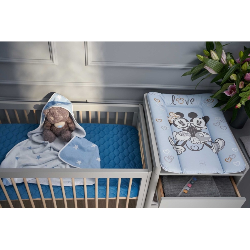 CebaBaby - Подложка за повиване триъгълна DISNEY 50x70 см синя