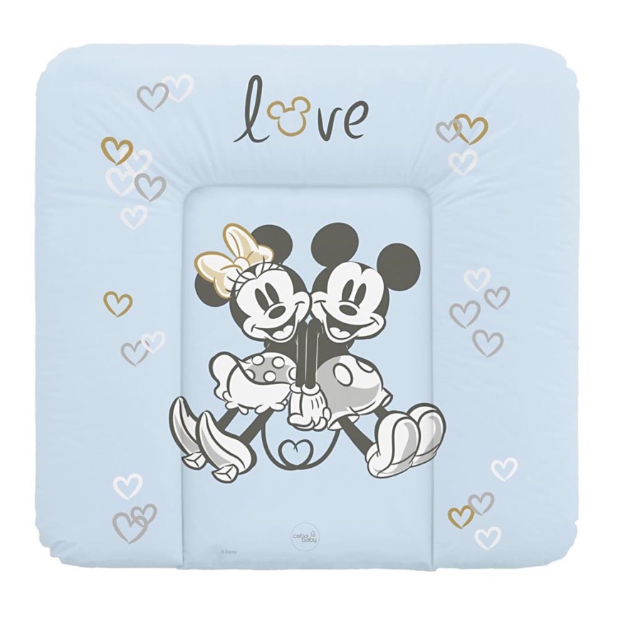 CebaBaby - Подложка за повиване триъгълна DISNEY 75x72 см синя