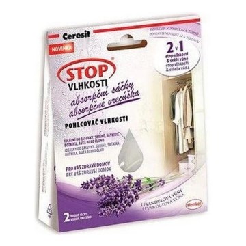 Ceresit - Абсорбиращи пликчета 2x 50 g с аромат на лавандула