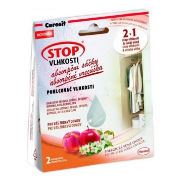 Ceresit - Влагоабсорбиращи сашета 2x 50 g с аромат на енергизиращи плодове