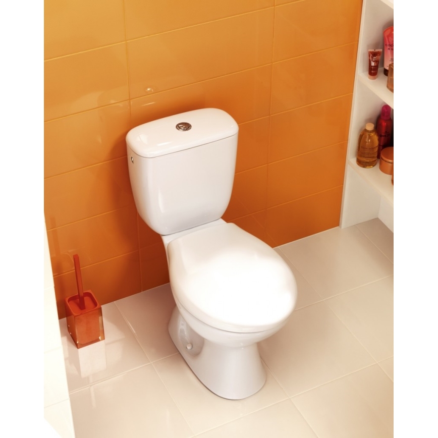 Cersanit K08-029 - Подова тоалетна чиния с капак PRESIDENT керамика/бяла