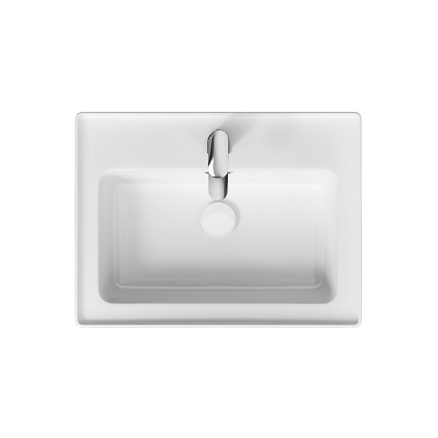 Cersanit K114-006 - Вграден умивалник CREA 44,5x60 см керамика/лъскаво бяло