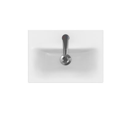 Cersanit K116-008 - Мивка за плот/за окачване MODUO SLIM 35x50 см керамика/гланцово бяло