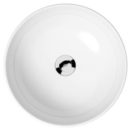 Cersanit K116-048 - Мивка за плот MODUO Ø 40 см керамика/бял гланц