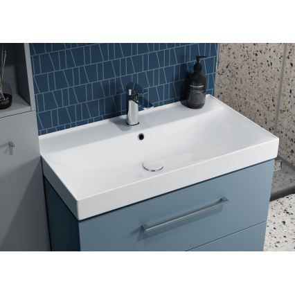 Cersanit K120-011 - Вграден умивалник LARGA 46x100 см керамика/бял гланц