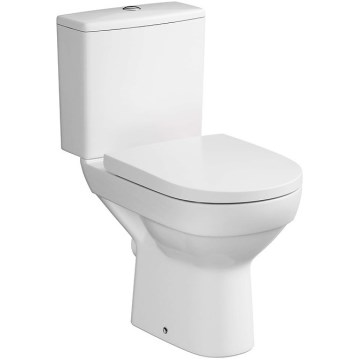 Cersanit K35-035 - Стояща тоалетна с тоалетна седалка CITY керамика/бял