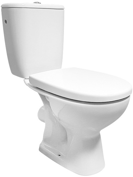 Cersanit K667-052 - Стояща тоалетна с тоалетна седалка ARTECO керамика/бял