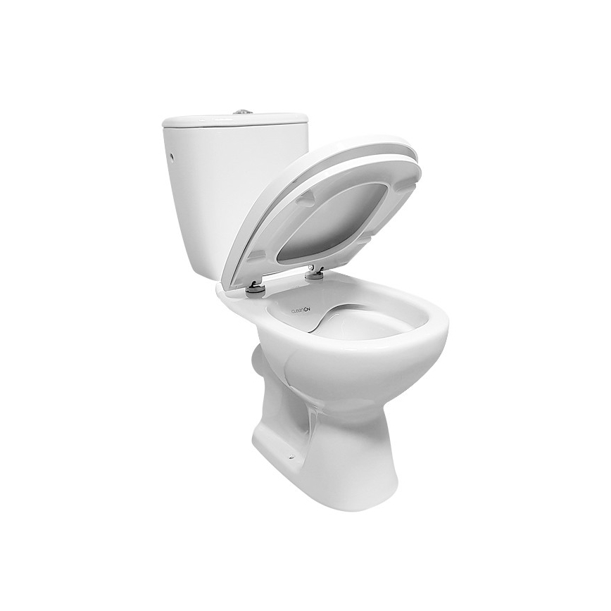 Cersanit K667-052 - Стояща тоалетна с тоалетна седалка ARTECO керамика/бял